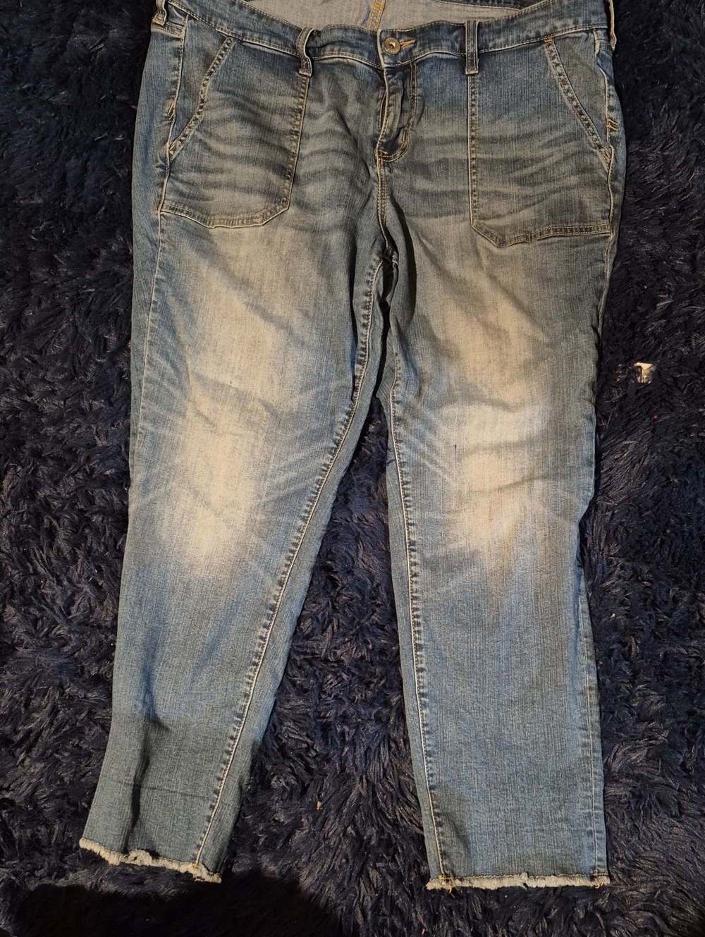 torrid Light Wash Ankle Crop Jeans
